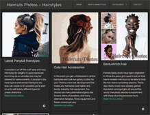 Tablet Screenshot of haircutsphotos.com